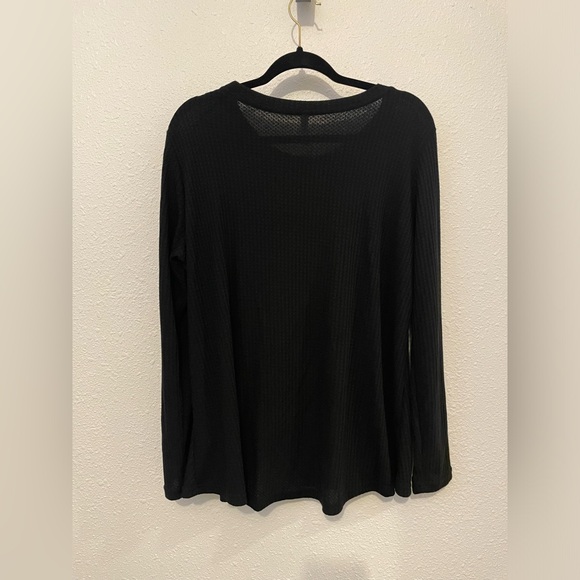 Neineiwu Womens Loose Blouse Long Sleeve T Shirts Twist Knot Casual Tops 2xl - Picture 6 of 6